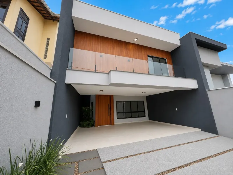 Sobrado Contemporâneo com 3 Suítes e 148 m²