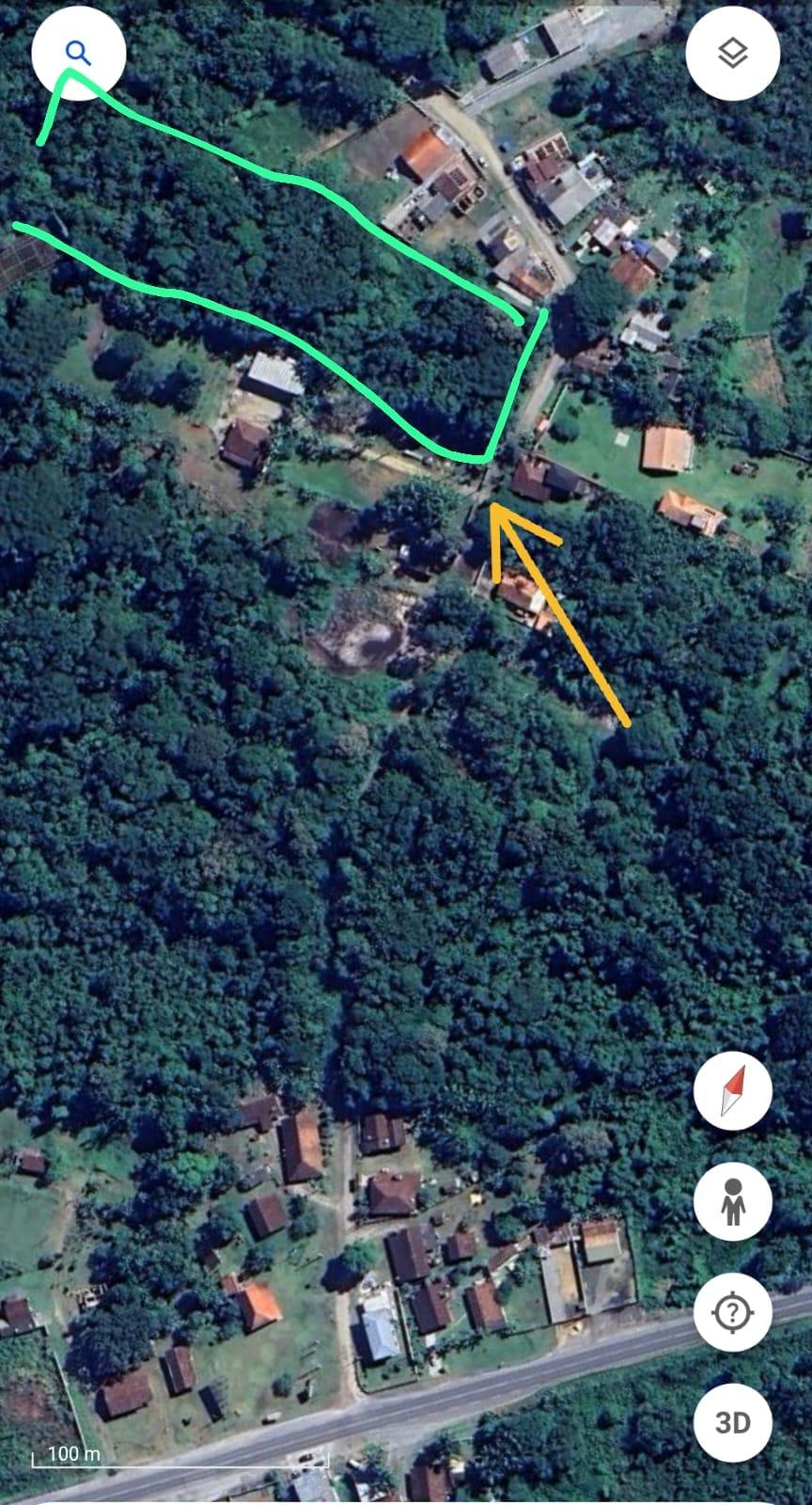 Terreno no bairro Iperoba, atualmente, Bairro Reta em São Francisco do Sul