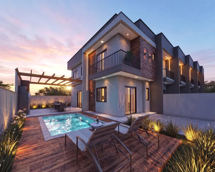 Casa de Esquina em Novo Lançamento – Amplo Terreno e Arquitetura Moderna no Bairro Floresta