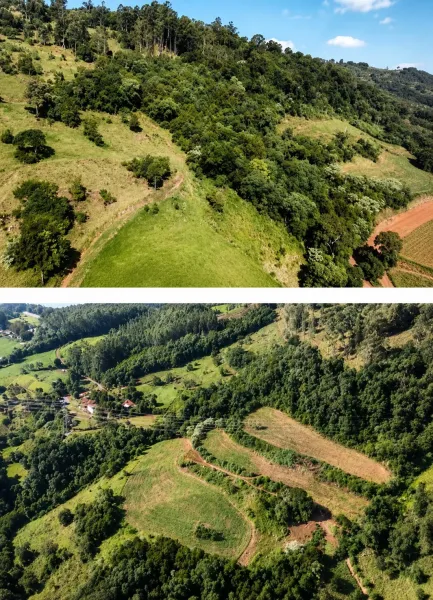 Área de terra à venda no Interior, Arvoredo SC, estrutura completa para pecuária