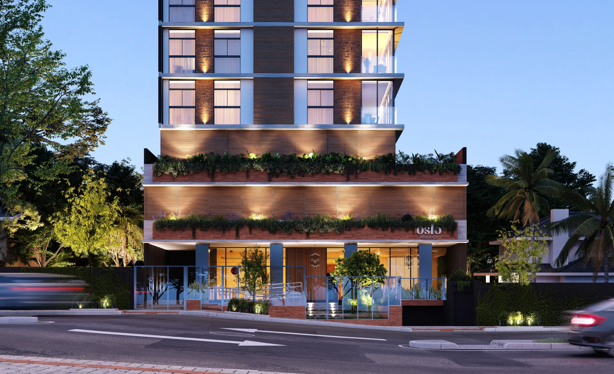 Apartamento 1 suíte e 2 quartos à venda no Jardim Itália, Chapecó SC, esquadrias panorâmicas