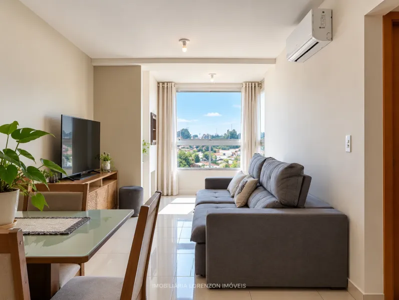 Apartamento Suite mais 01 quarto no Parque das Palmeiras, Chapecó SC, de frente para a rua