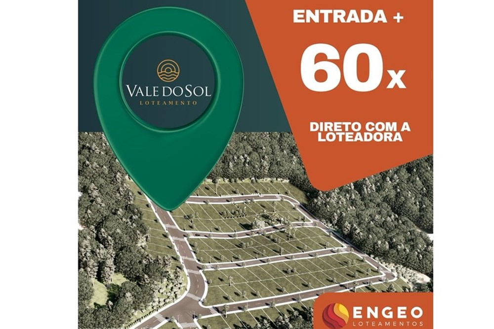 Terrenos à Venda no Loteamento Novo Vale do Sol!