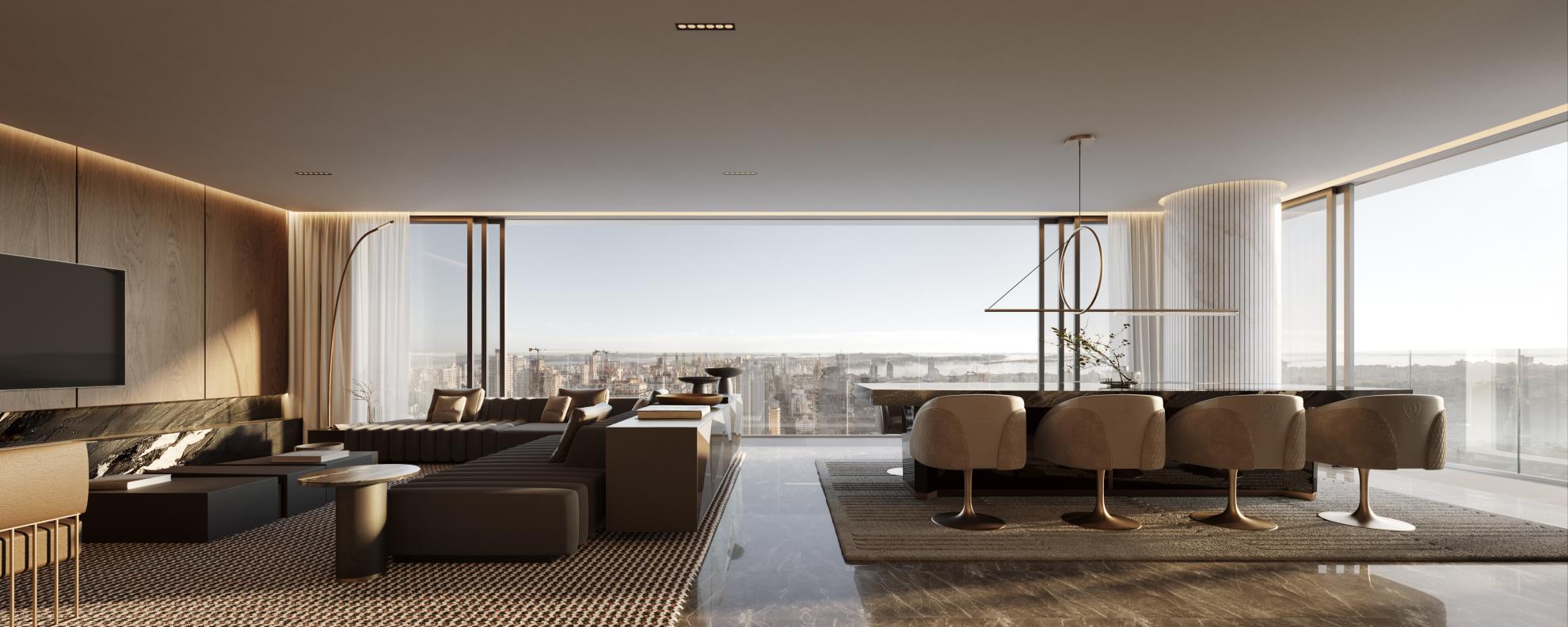 Apartamento com 3 suítes no Centro.