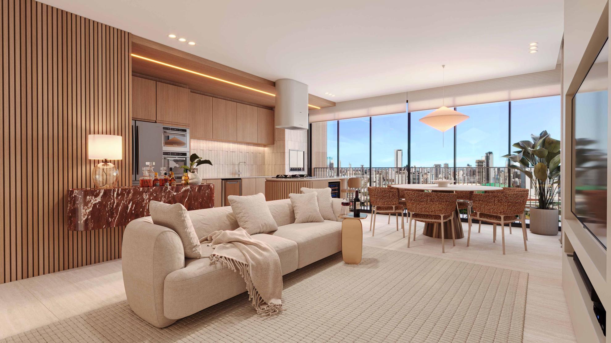 Bossa- 1 suíte + 2 quartos