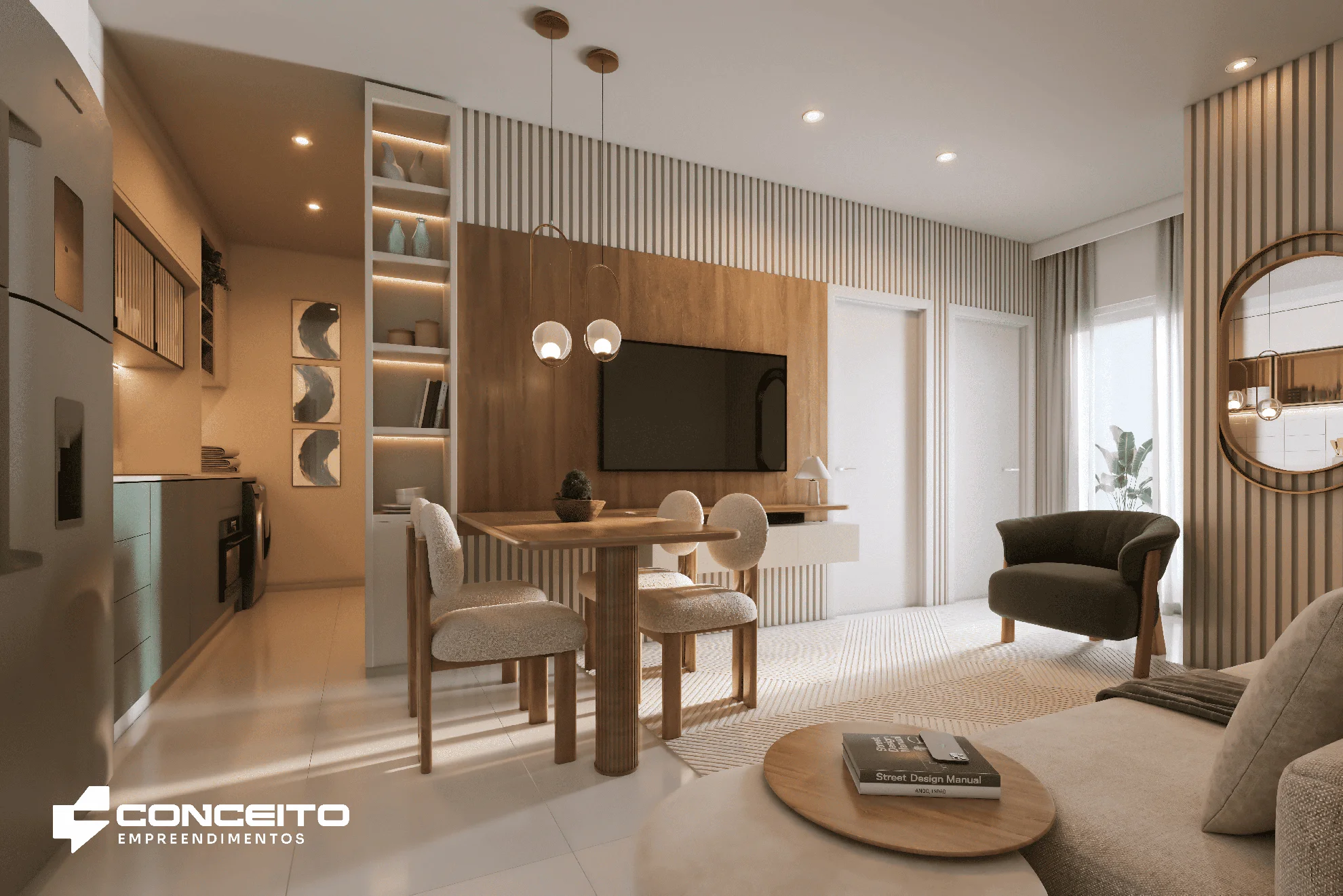 Arbo Residencial Xanxerê SC | Apartamentos de 43 m² com Quadra de Beach Tennis