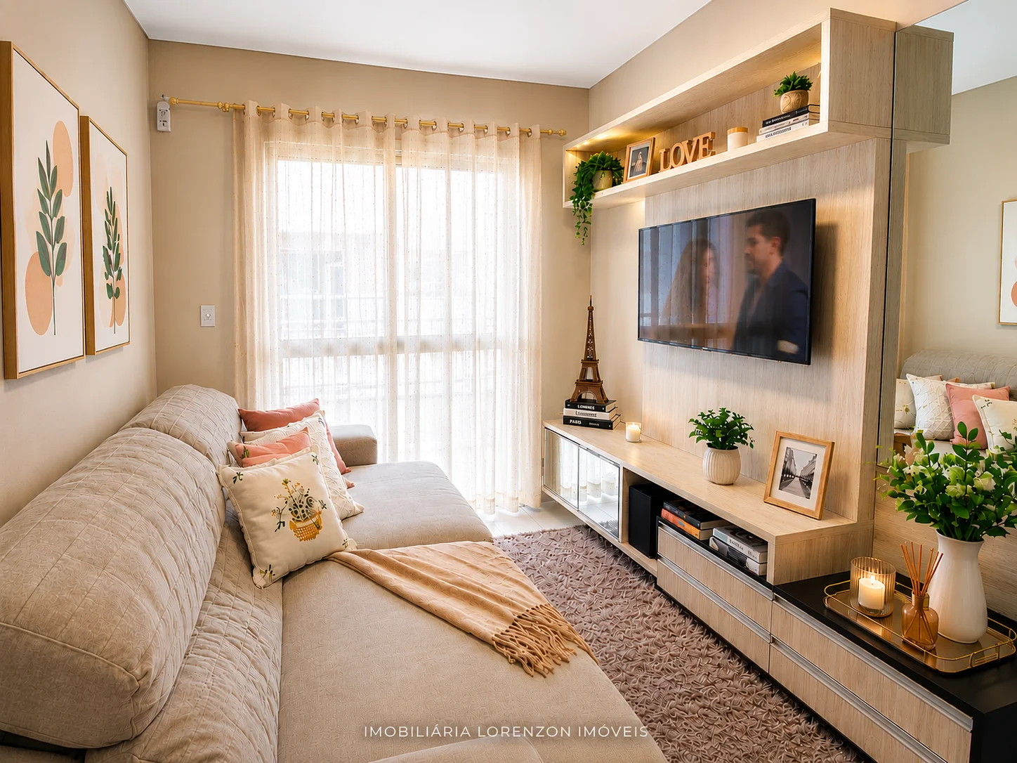 Apartamento 2 quartos  semi mobiliado no bairro Jardim Itália