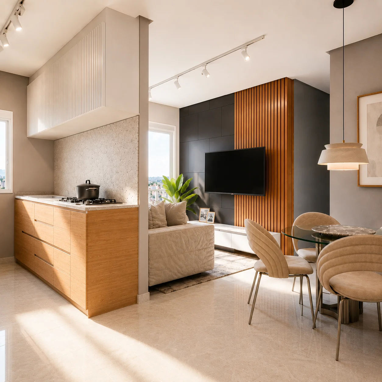 Ap 1 Dormitório à Venda no FLOW Residence, Chapecó SC