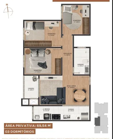 Apartamento no Santo Antônio, Chapecó - Imobiliária - foto 8