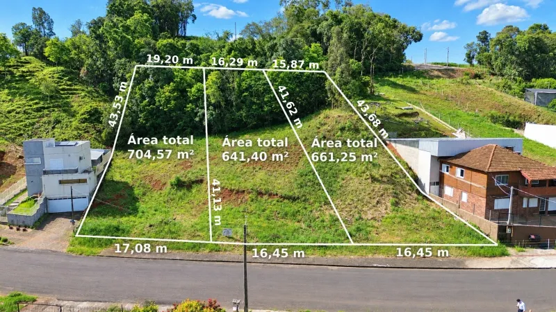 TERRENOS À VENDA NO BAIRRO JOSÉ BONIFÁCIO / ERECHIM RS