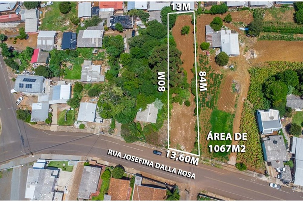 Terreno de 1067m² em Erechim - Ótimo Preço!