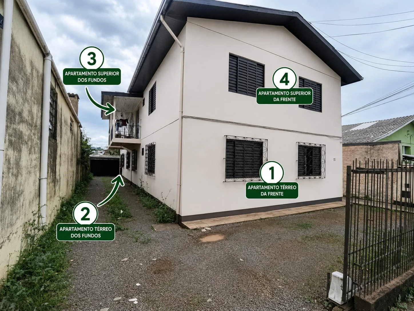 APARTAMENTO 3 QUARTOS NO BAIRRO TRÊS VENDAS (TERREO / FUNDOS)