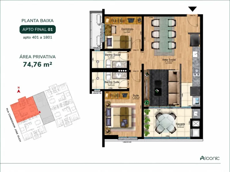 Apartamento no Fátima, Erechim - Imobiliária - foto 19